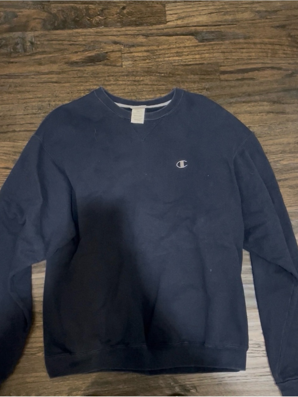 Champion Men's Dark Blue Crewneck Sweatshirt